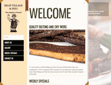 Tablet Screenshot of meatvillage.co.za